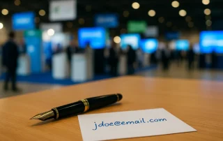 Image of email wite with pen